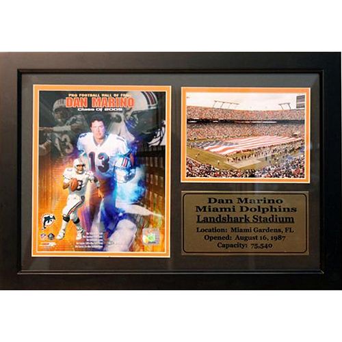 Miami Dolphins Dan Marino Photo Stat Frame