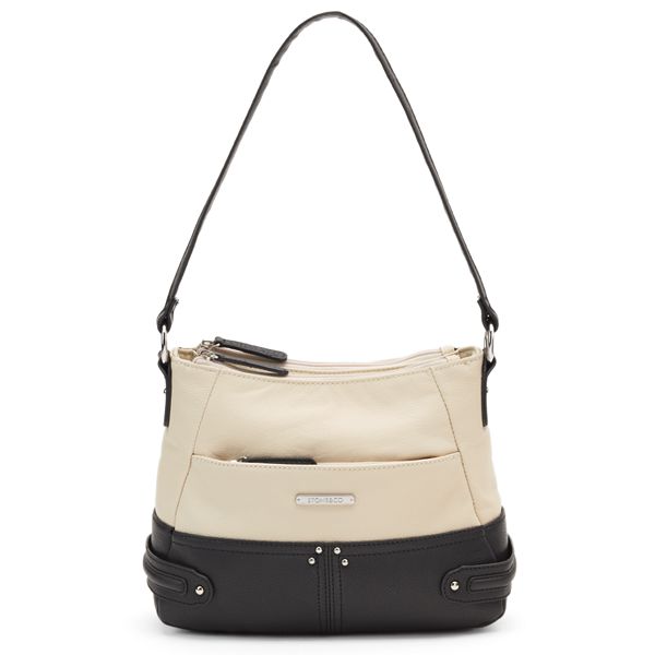 kohls leather handbags