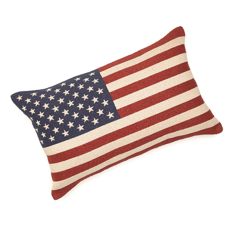 Flag throw hot sale pillows