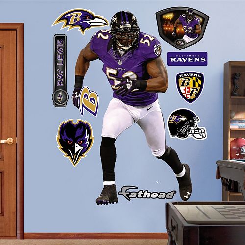Fathead Baltimore Ravens Ray Lewis Wall Decals