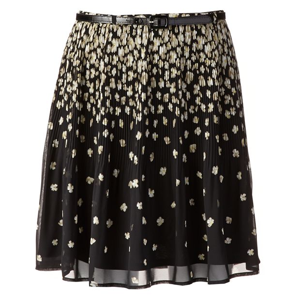 Pleated skirt cheap kohls