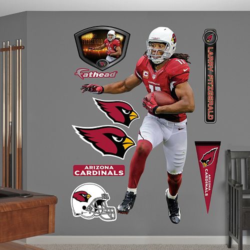 Fathead Arizona Cardinals Larry Fitzgerald Wall Decals