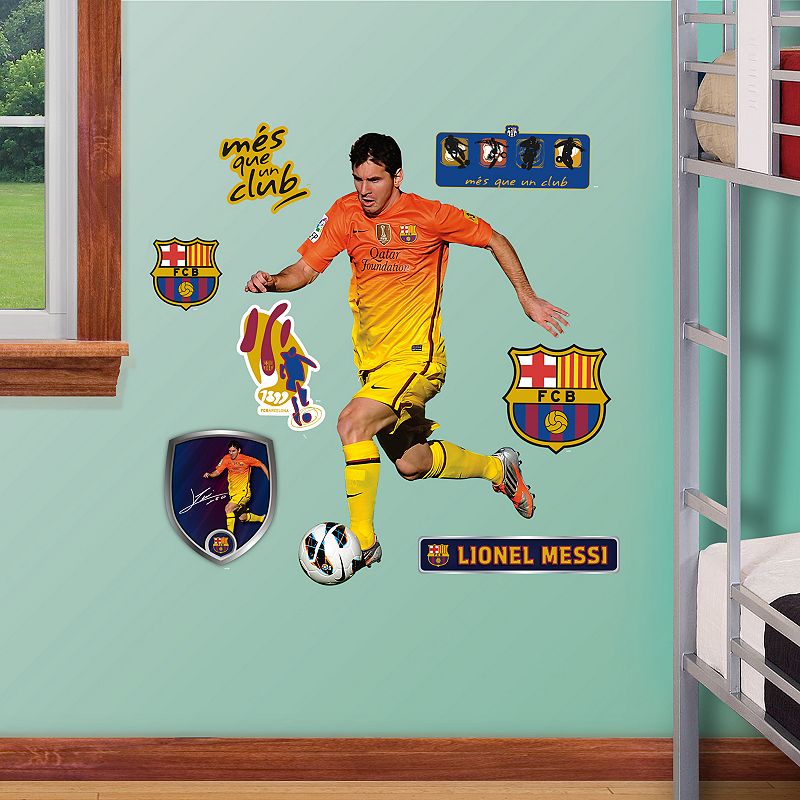 UPC 885671093847 product image for Fathead Jr. FC Barcelona Lionel Messi Wall Decals, Multicolor | upcitemdb.com