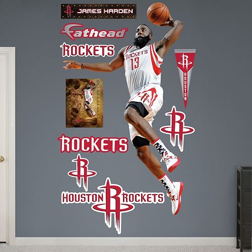 Fathead Houston Rockets James Harden Wall Decals