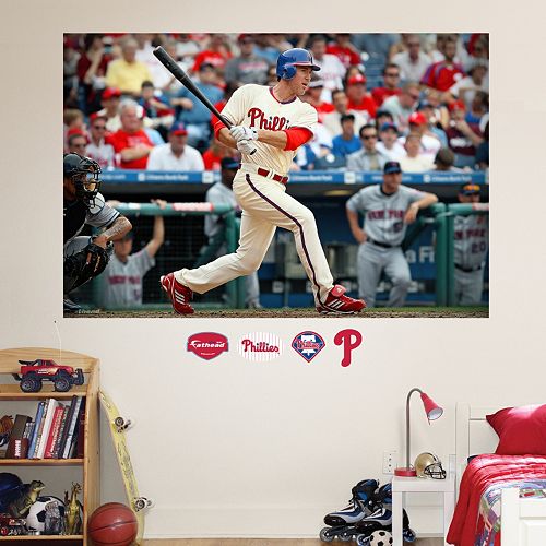 Fathead Philadelphia Phillies Chase Utley Mural Wall Decals