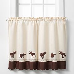 CHF Forest Moose & Bear Tailored Kitchen Tier Set - 58' x 36'