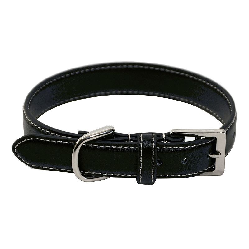 Royce Leather Perry Street Dog Collar - Small, Black