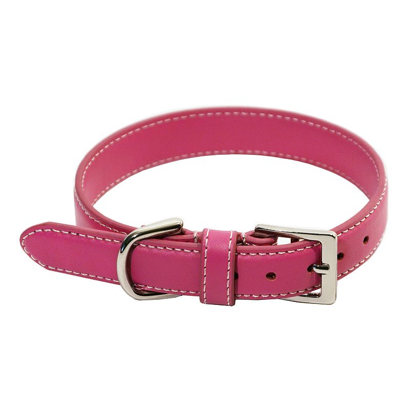 Royce Leather Perry Street Dog Collar - Small, Pink