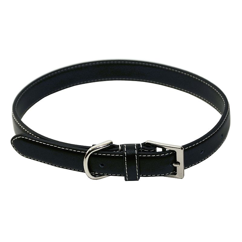 Royce Leather Perry Street Dog Collar - Medium, Black