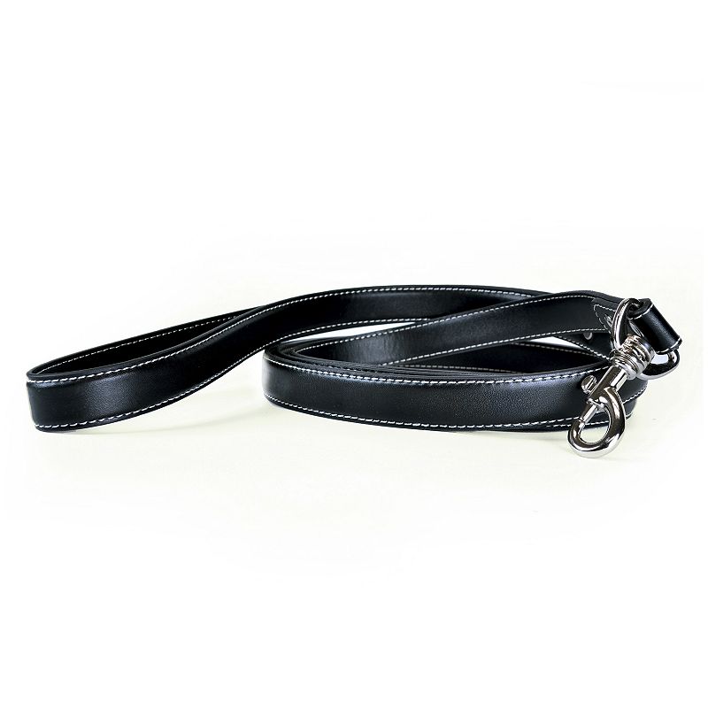94969907 Royce Leather Perry Street Dog Leash, Black sku 94969907