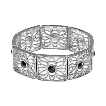 1928 Filigree Stretch Bracelet