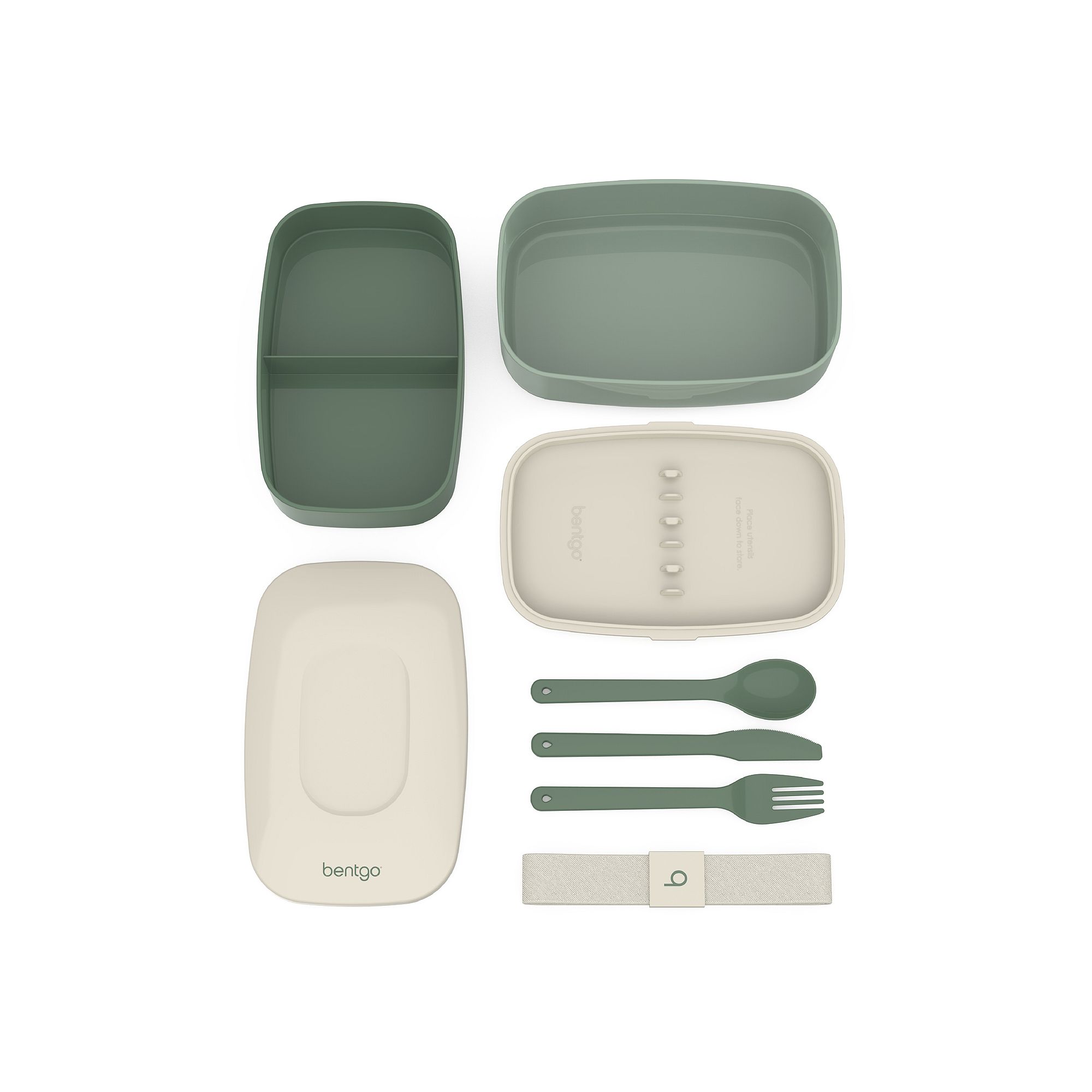 Bentgo All-In-One Stackable Lunch Box Solution, Green