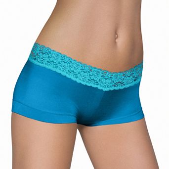 Maidenform® Dream® Cotton Lace-Trim Boyshort Underwear 40859