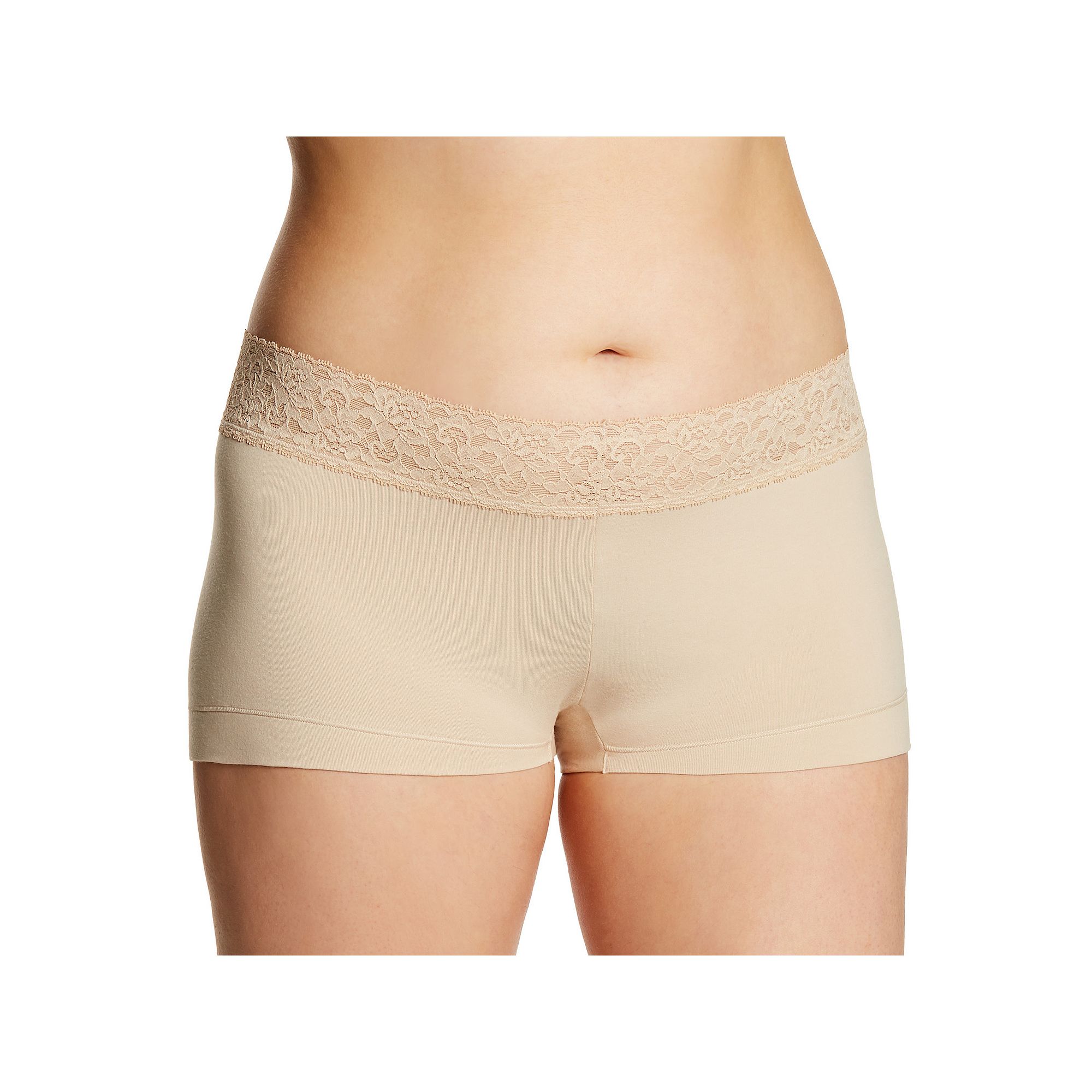 Maidenform® Dream® Cotton Lace-Trim Boyshort Underwear 40859, Womens, La