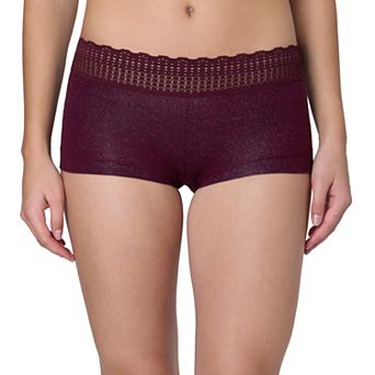 Maidenform® Dream® Cotton Lace-Trim Boyshort Underwear 40859