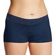 Maidenform® Dream® Cotton Lace-Trim Boyshort Underwear 40859