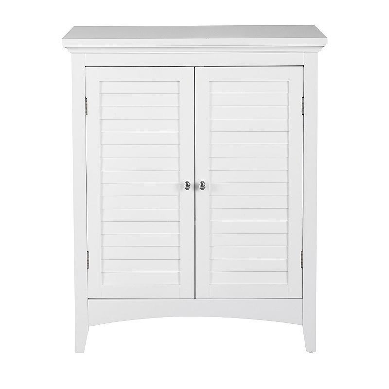 94993928 Elegant Home Fashions Saddie Floor Cabinet, White sku 94993928