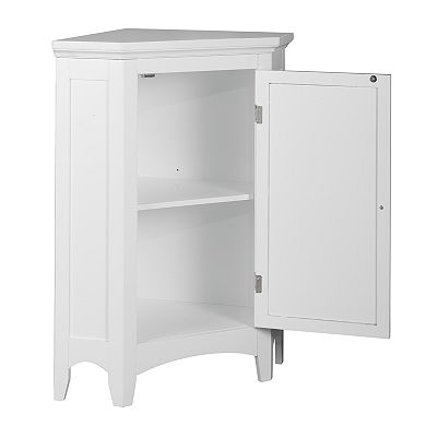 Elegant Home Fashions Saddie Corner Floor Cabinet