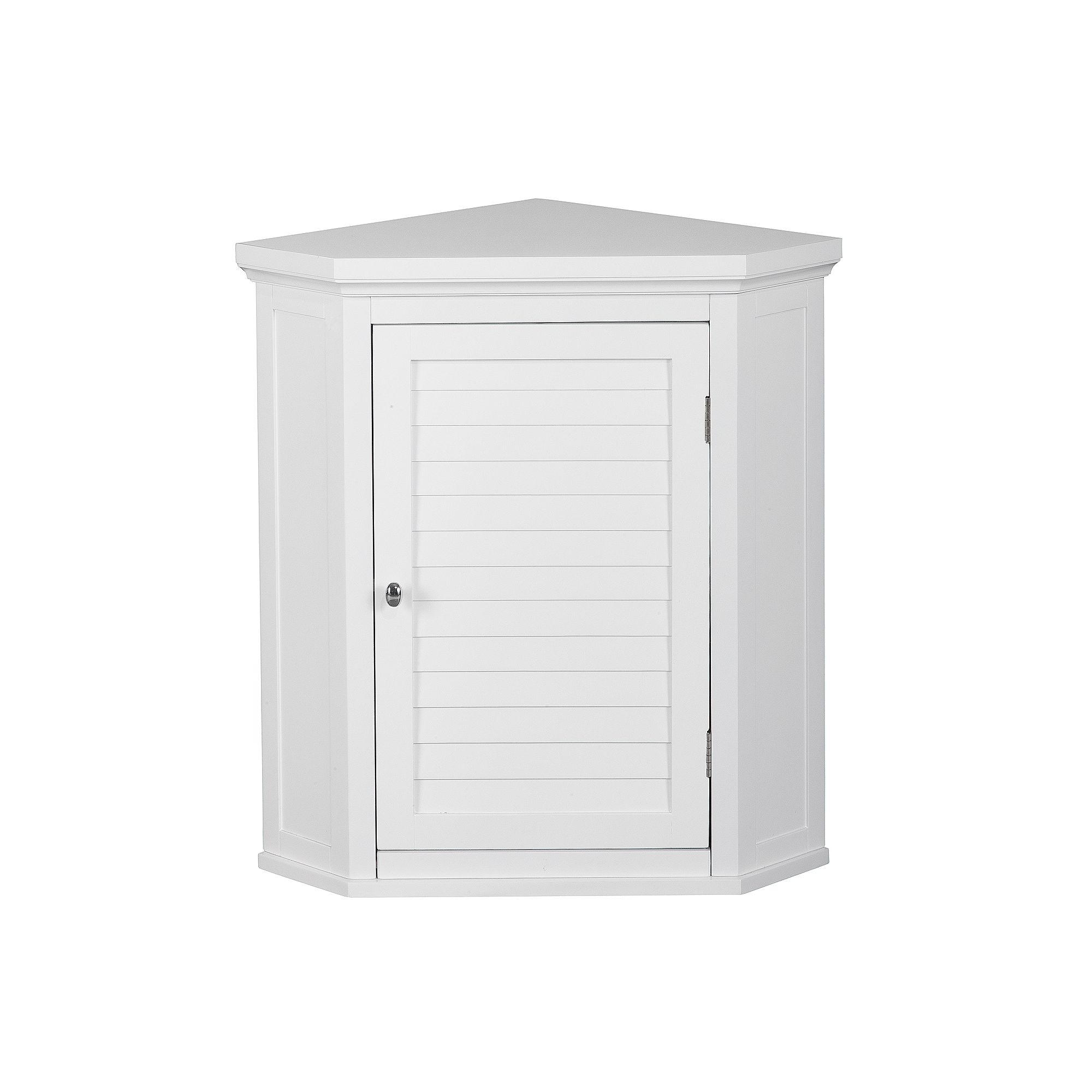 Teamson Home Saddie Corner Wall Cabinet, White