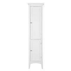 HOMCOM 54 Tall Bathroom Storage Cabinet, Freestanding Linen Tower