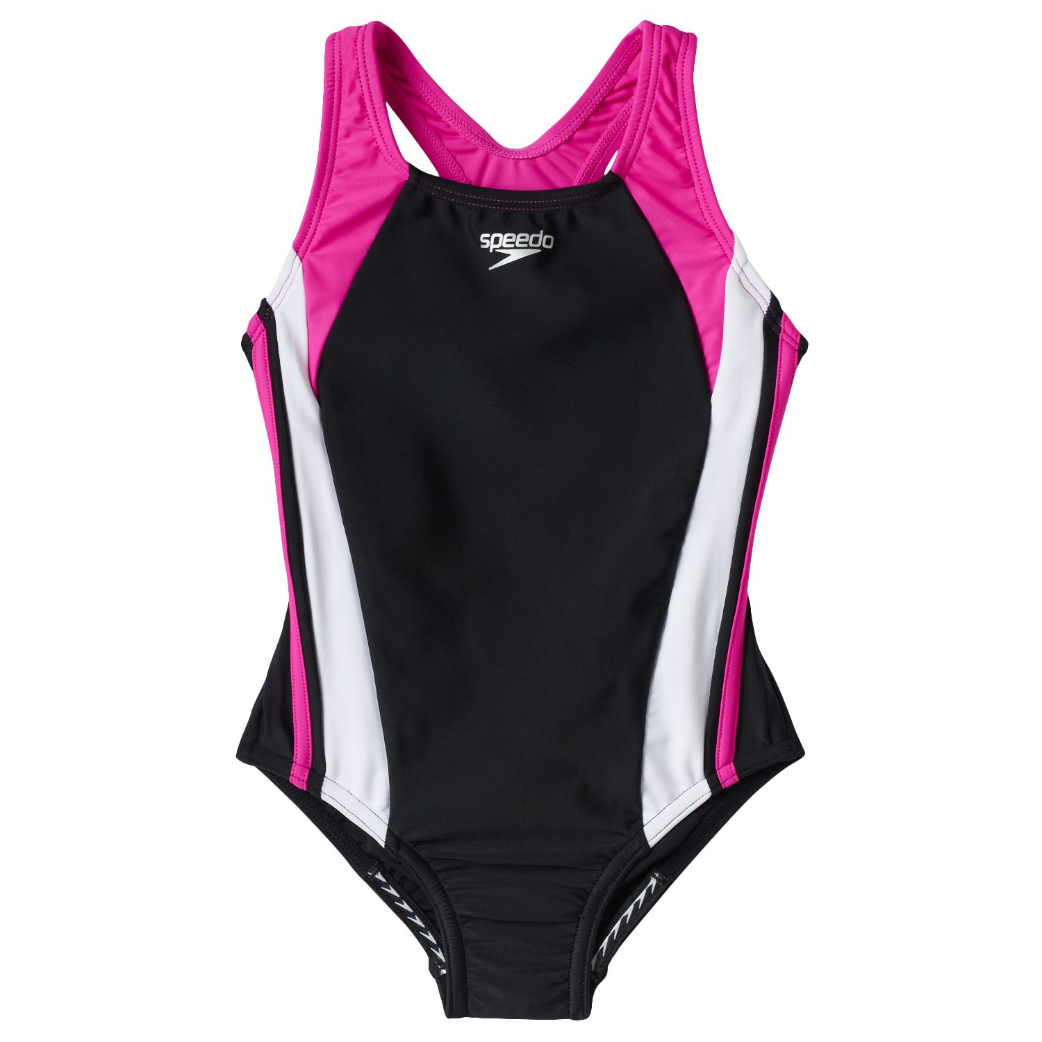 speedo color block swimsuit