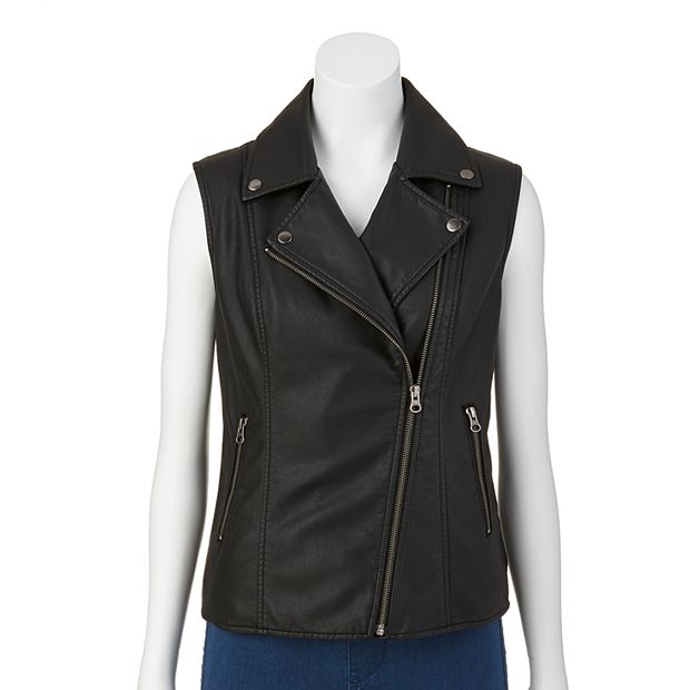 Kohls apt 9 faux leather clearance jacket