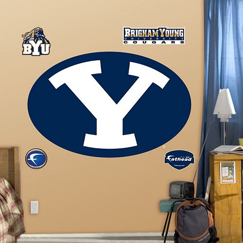 Fathead BYU Cougars Logo Wall Decals