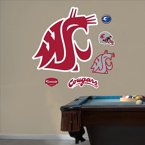 Fathead Washington State Cougars Wall Decals