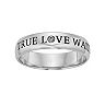 Sterling Silver Diamond Accent True Love Waits Purity Ring