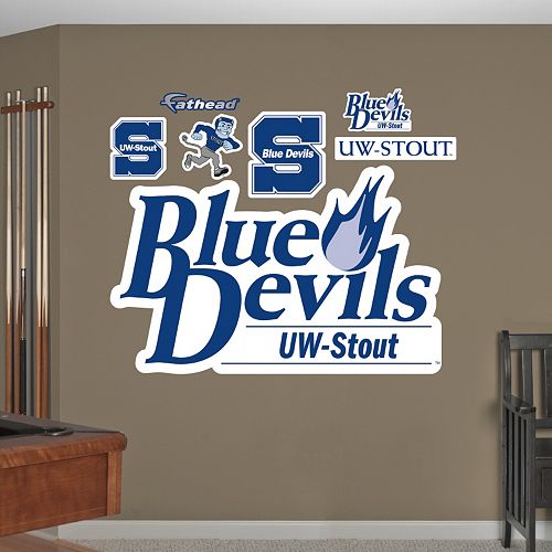 Fathead Stout Blue Devils Wall Decals