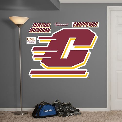 Fathead Central Michigan Chippewas Wall Decals