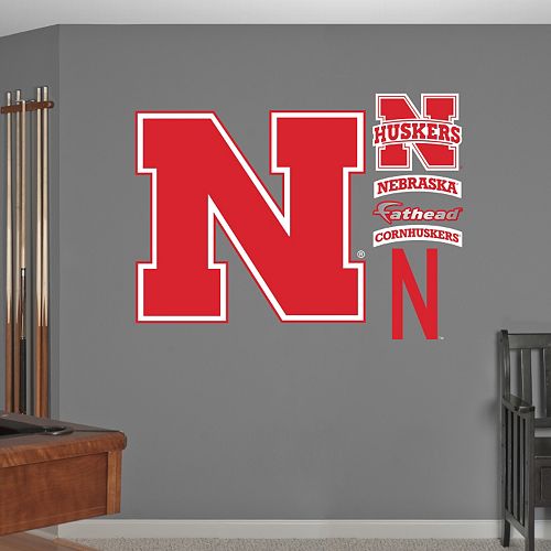 Fathead Nebraska Cornhuskers Wall Decals