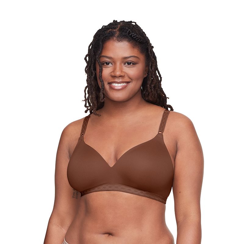 Warners Cloud 9® Super Soft Wireless Lightly Lined Comfort Bra 1269, Women's, Size: 38 B, Brown
