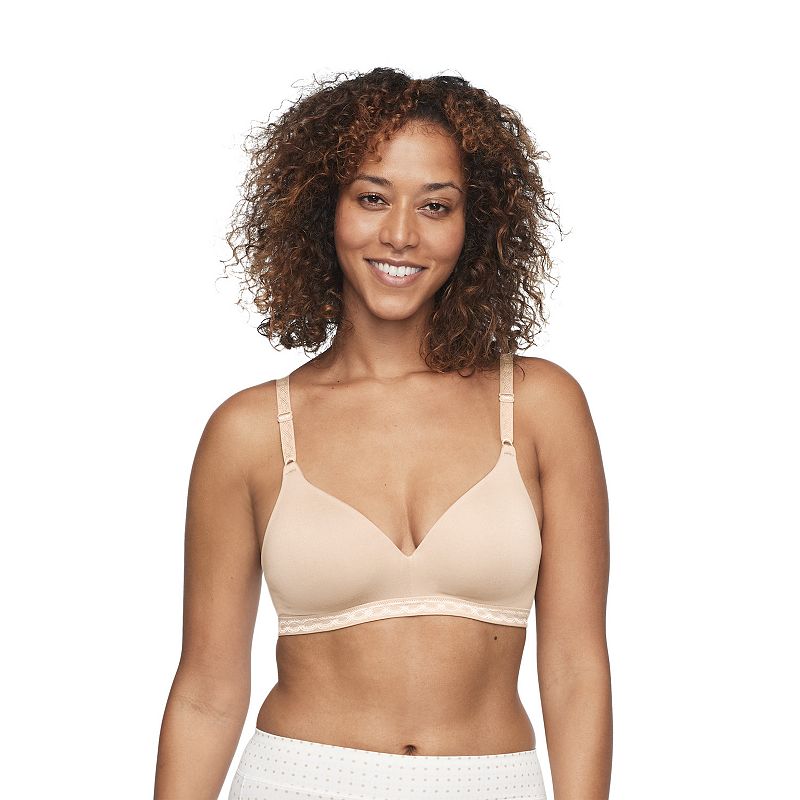 Warners Cloud 9® Super Soft Wireless Lightly Lined Comfort Bra 1269, Women's, Size: 34 C, Sandshell