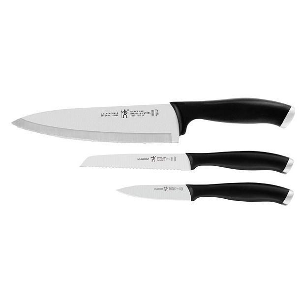 J.A. Henckels International 3-Pc Paring Knife Set - Black