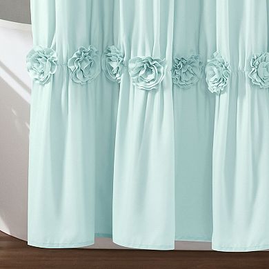 Lush Decor Darla Fabric Shower Curtain