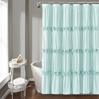 Lush Decor Darla Fabric Shower Curtain