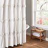 Lush Decor Darla Fabric Shower Curtain