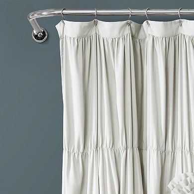Lush Decor Serena Fabric Shower Curtain
