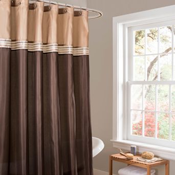 Lush Decor Terra Fabric Shower Curtain