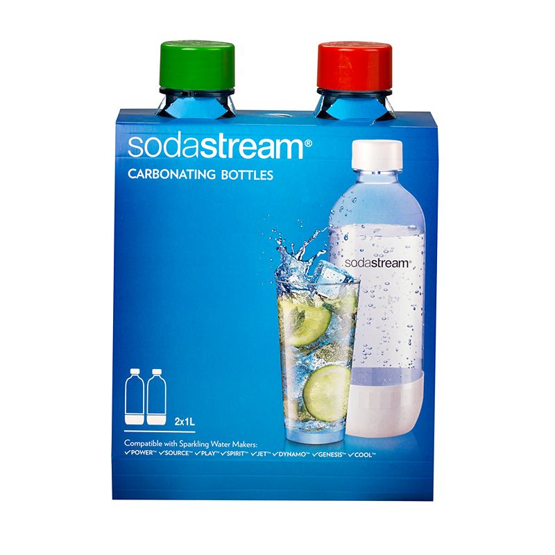 UPC 811369005403 product image for SodaStream 1-Liter Carbonating Bottles - 2-pk., Green | upcitemdb.com