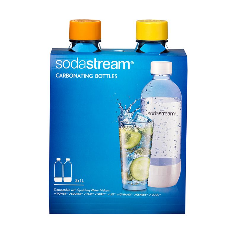 UPC 811369005397 product image for SodaStream 1-Liter Carbonating Bottles - 2-pk., Orange | upcitemdb.com