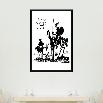 Don Quixote Framed Wall Art by Pablo Picasso