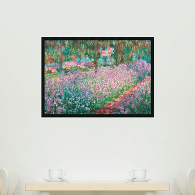 Le Jardin de Monet a Giverny Framed Wall Art by Claude Monet
