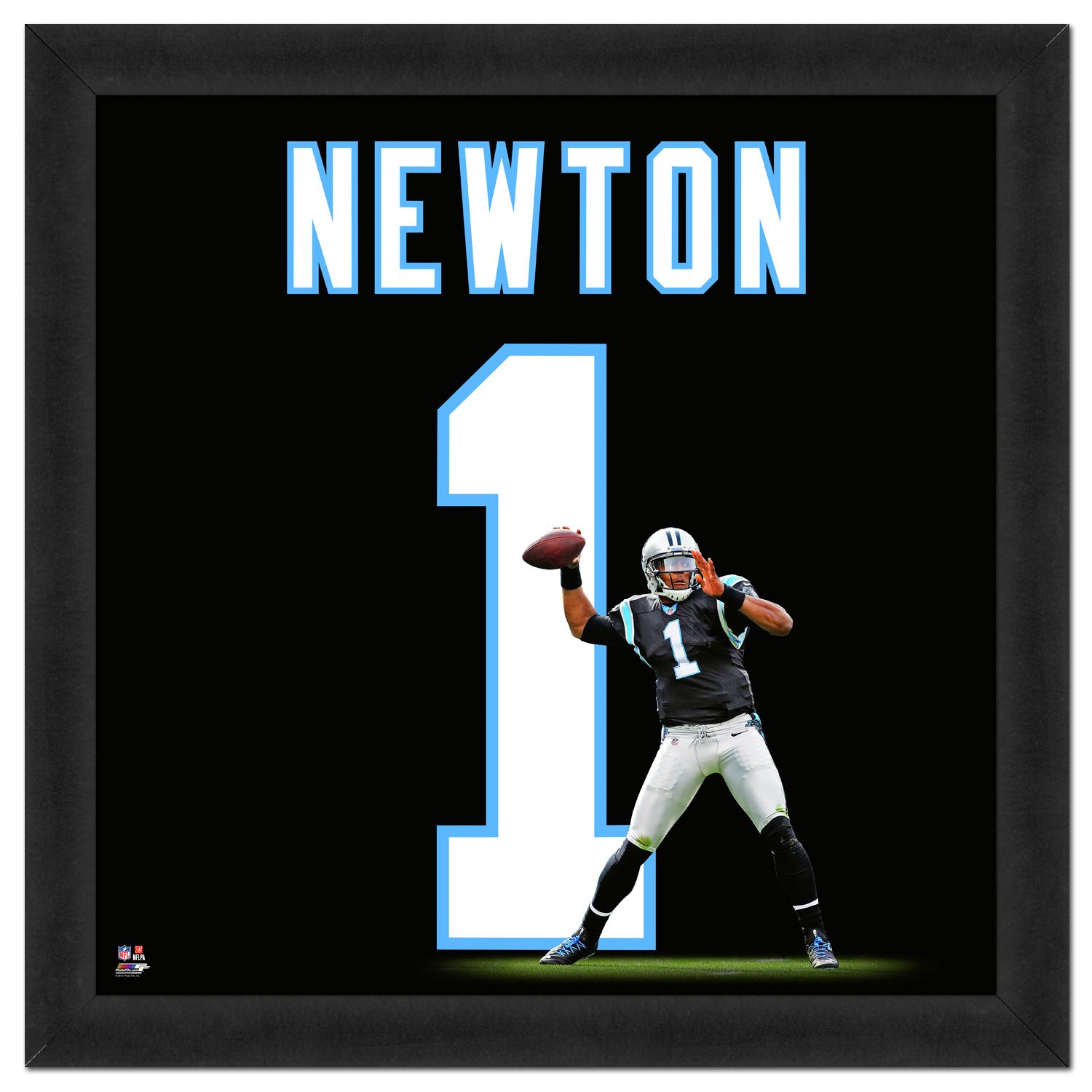 cam newton framed jersey