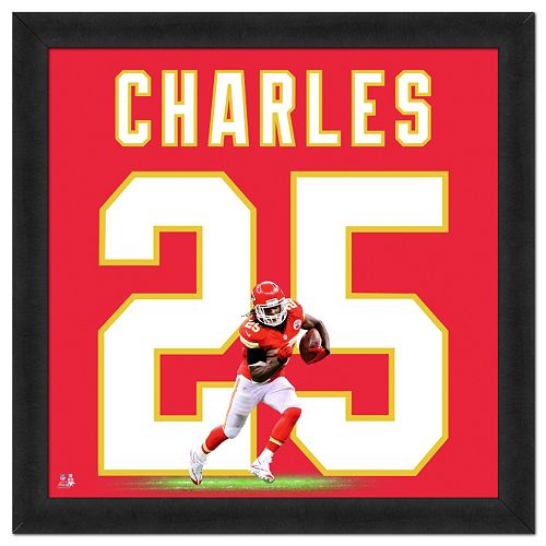 Kansas City Chiefs Jamaal Charles Framed Jersey Photo