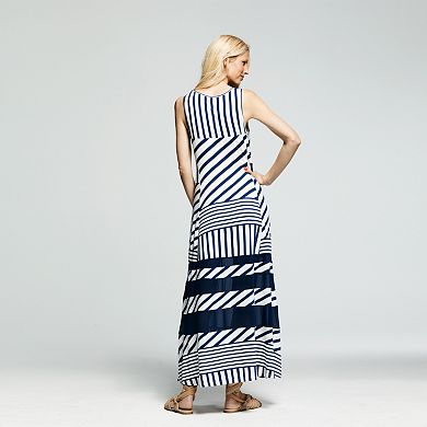 Peter Som for DesigNation Striped Maxi Dress - Women's