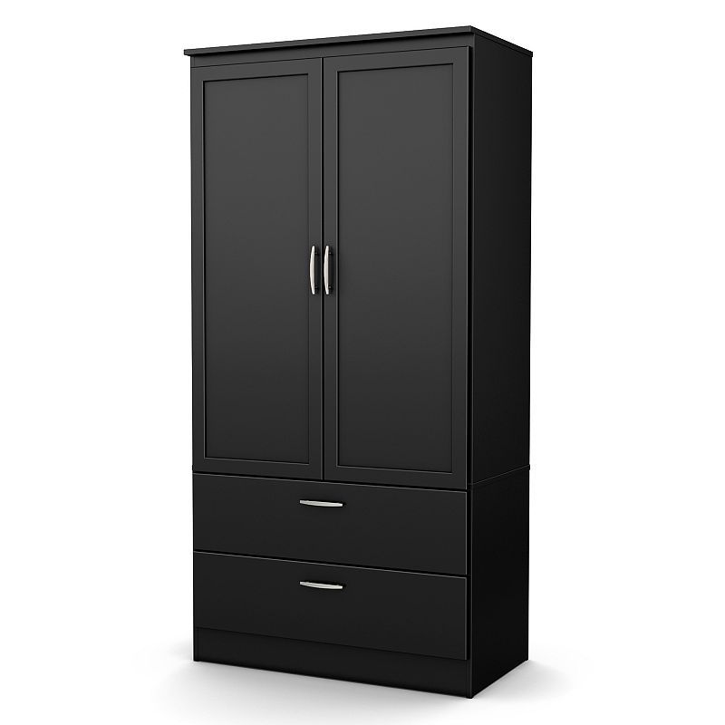 95017755 South Shore Acapella Wardrobe, Black, Furniture sku 95017755