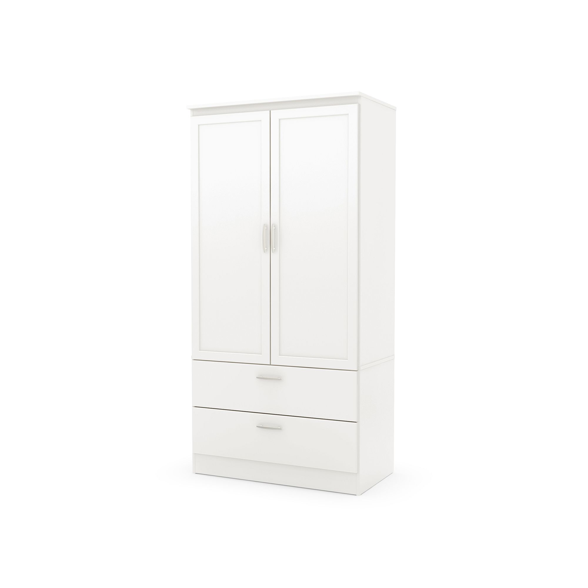 South Shore Acapella Wardrobe Cabinet, Pure White