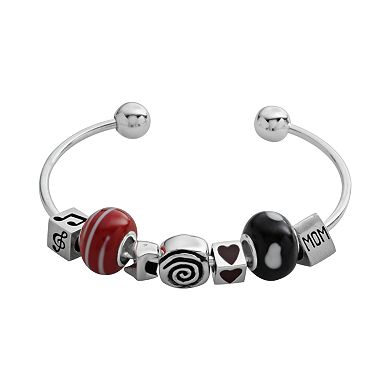 Individuality Beads Sterling Silver Cuff Bracelet